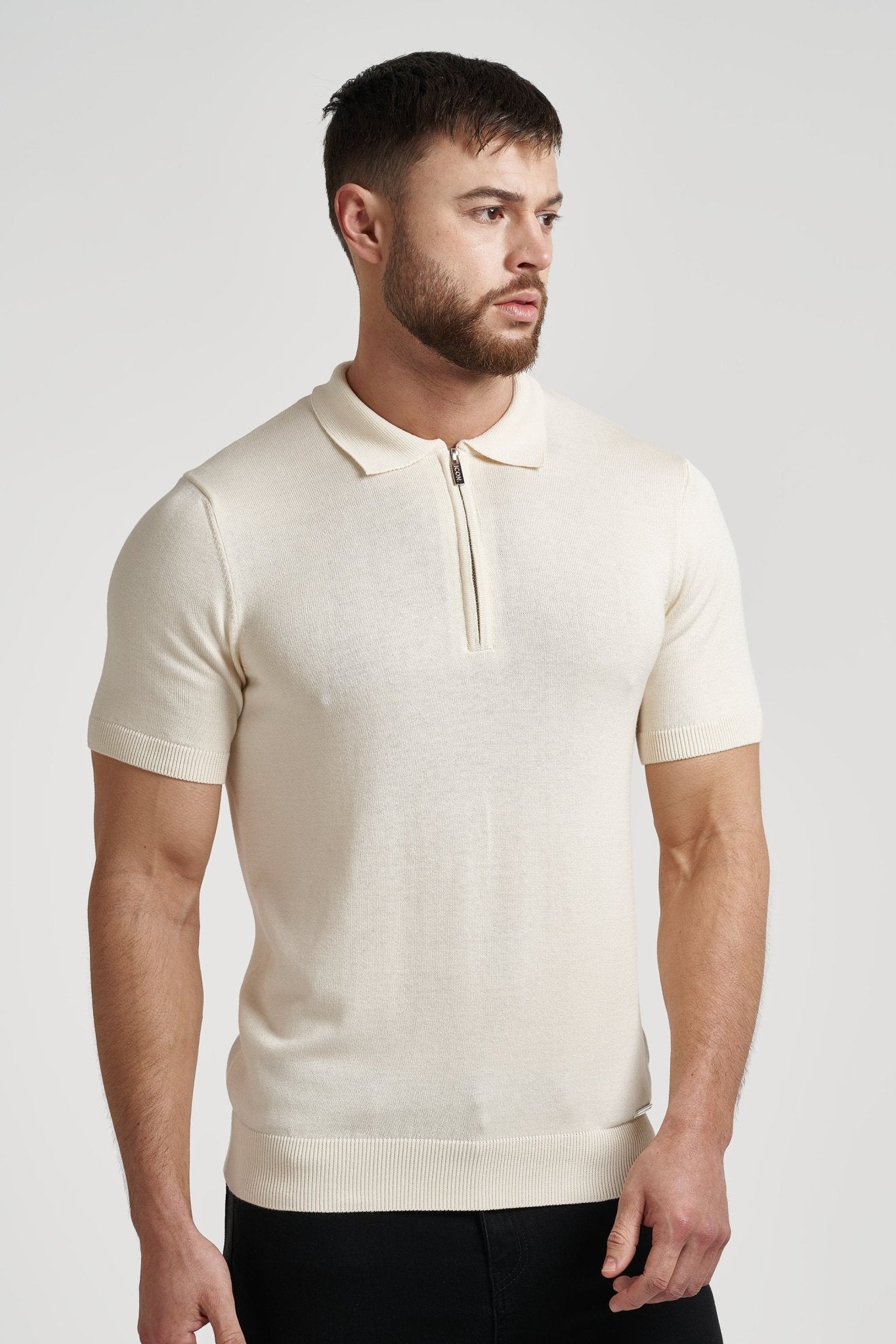 Pima Forth Zip Polo Shirt
