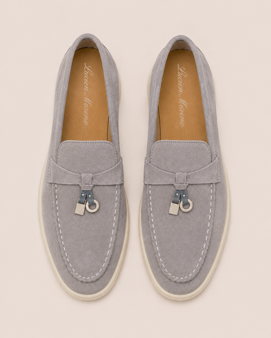 Lady Gray Buckle Loafer