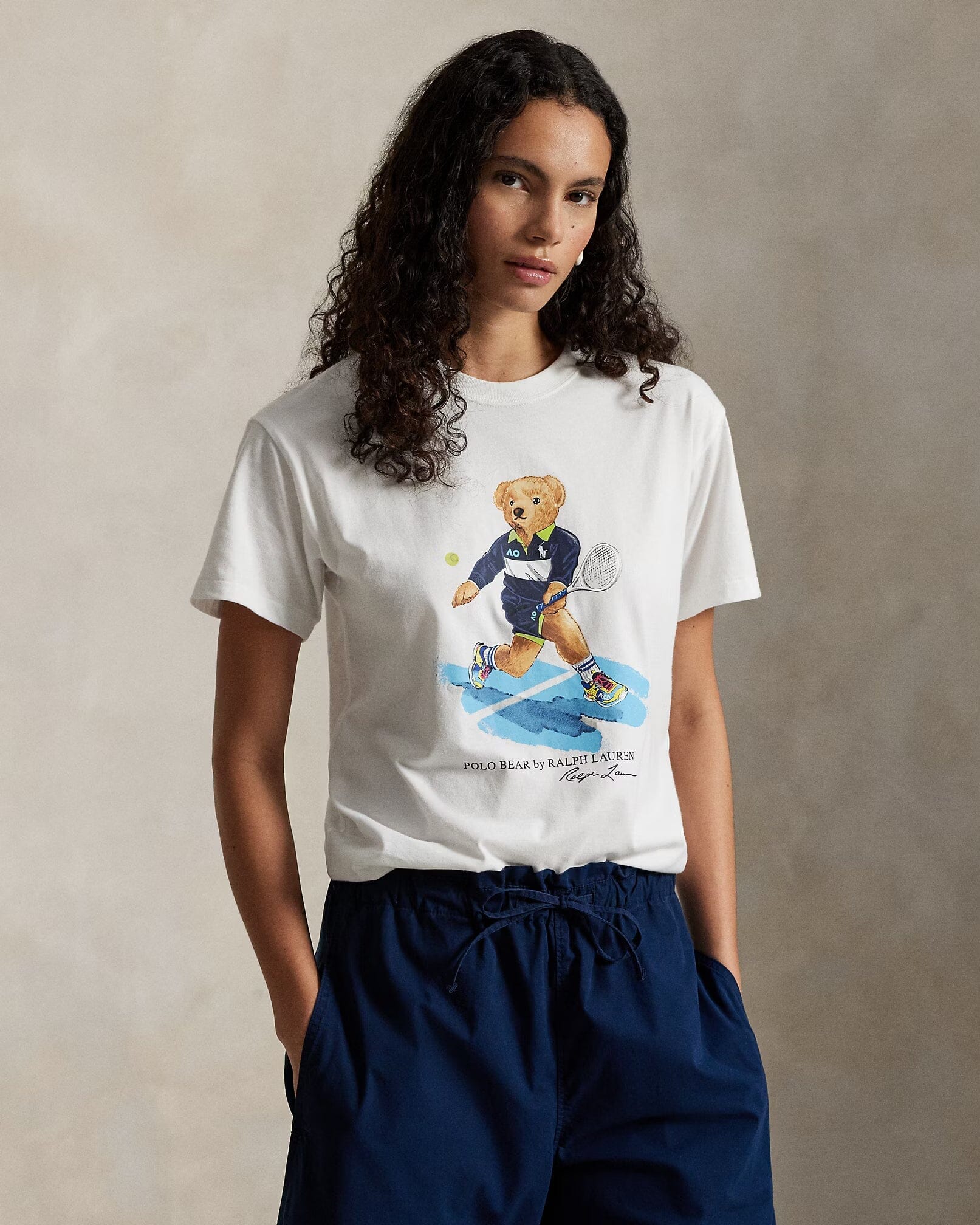 R.L Australian Open Polo Bear Jersey T-Shirt