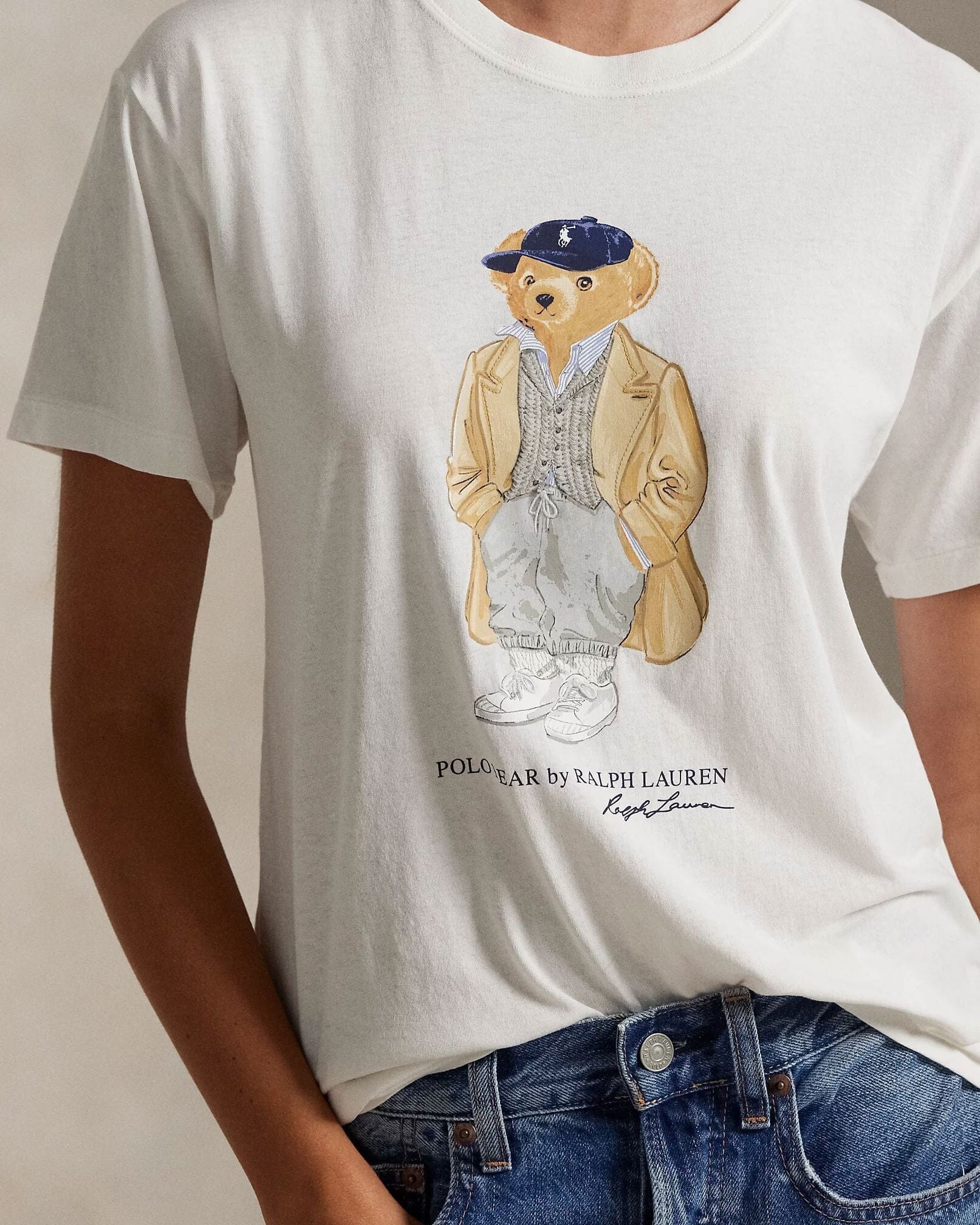 R.L Polo Bear Cotton Jersey T-Shirt