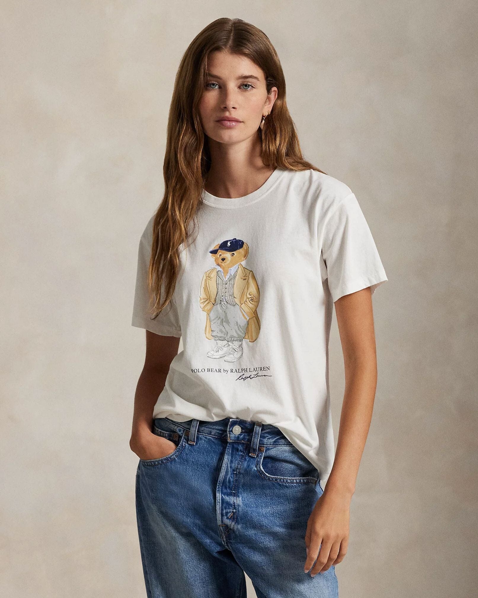 R.L Polo Bear Cotton Jersey T-Shirt