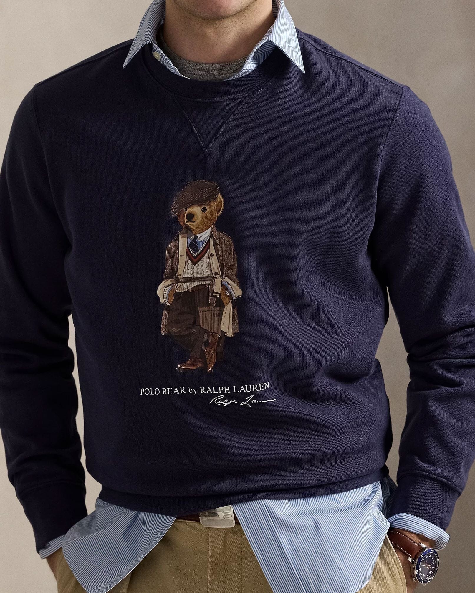 R.L Polo Bear Fleece Sweatshirt