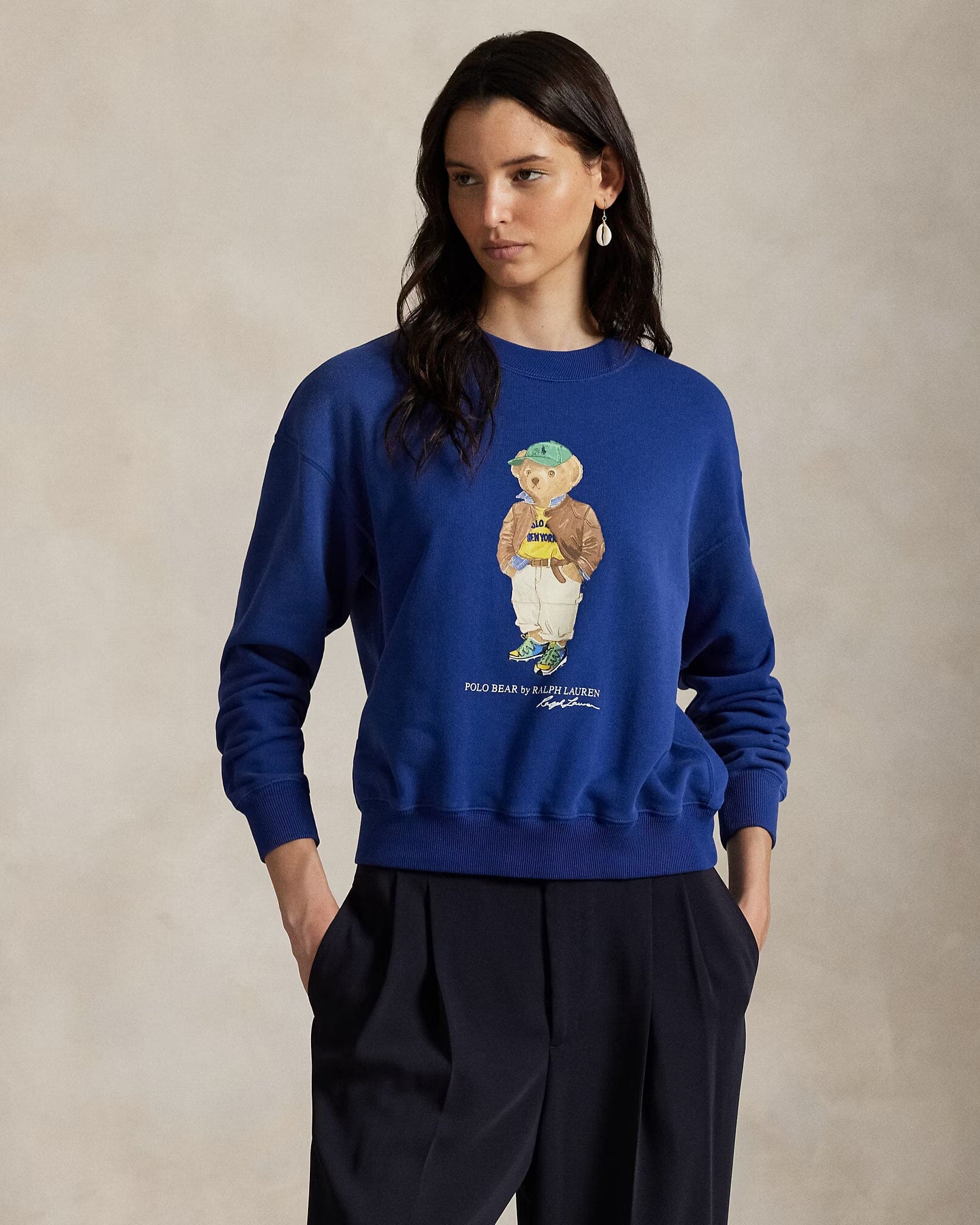 R.L Polo Bear Lightweight Fleece Crewneck