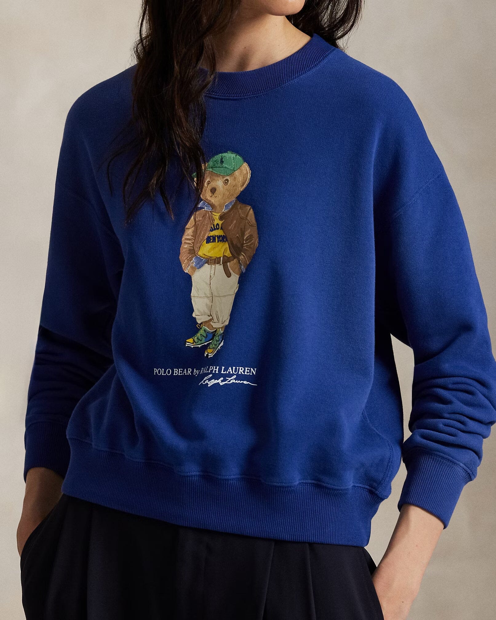 R.L Polo Bear Lightweight Fleece Crewneck