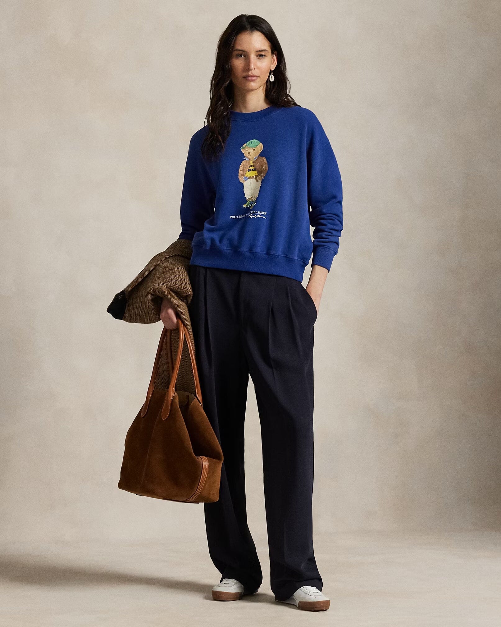 R.L Polo Bear Lightweight Fleece Crewneck