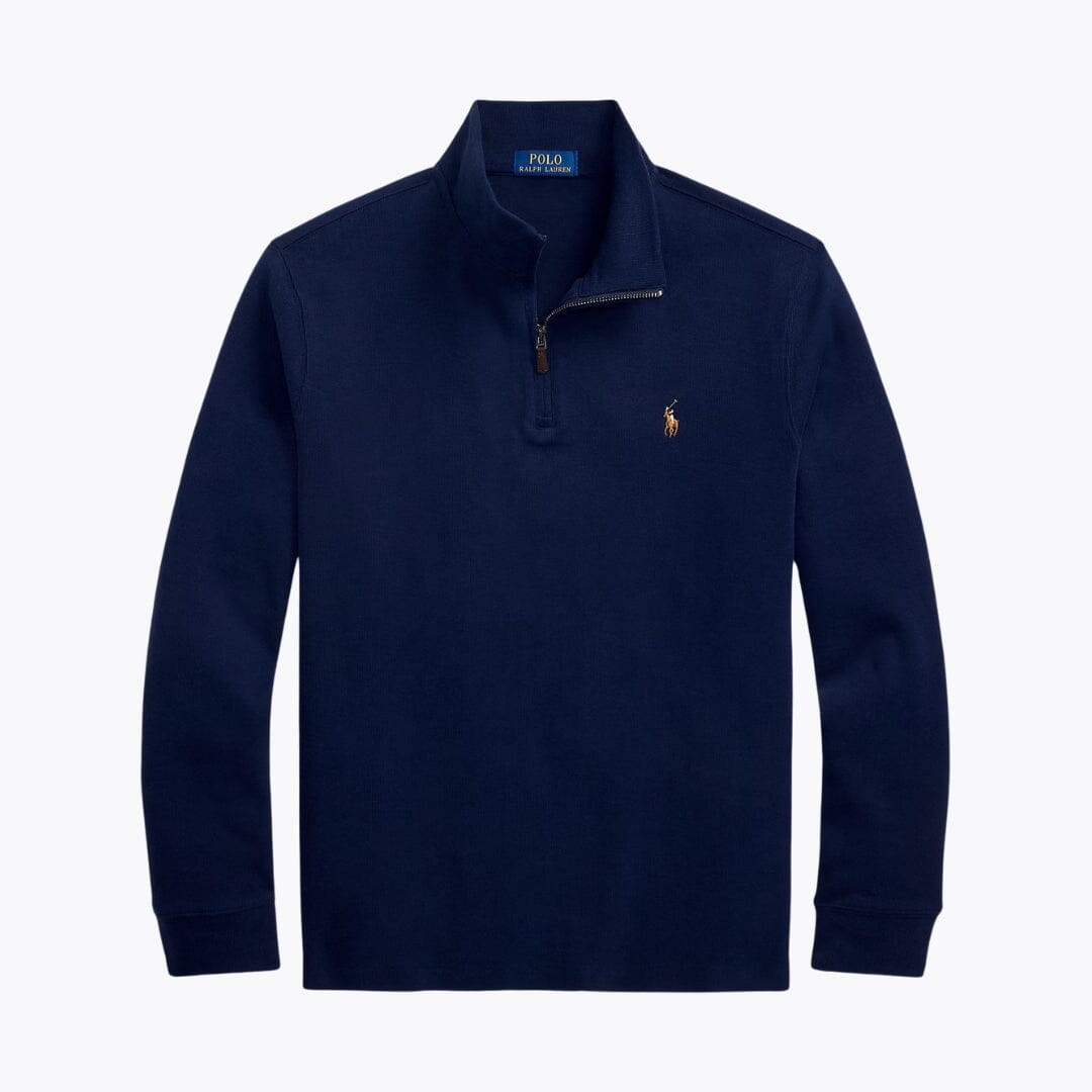 R.L Estate-Rib Quarter-Zip Pullover