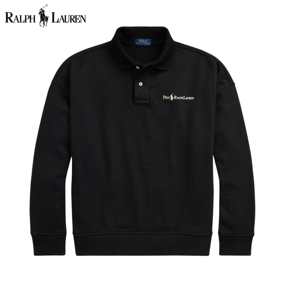 R.L Logo Collared Sweatshirt