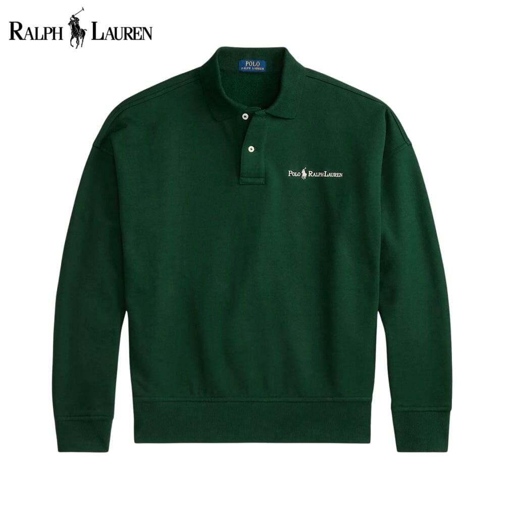 R.L Logo Collared Sweatshirt