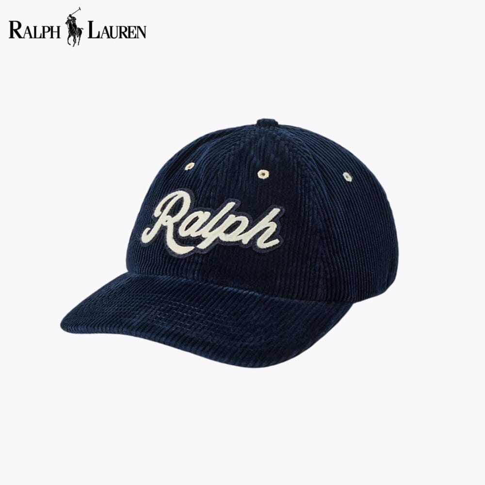 R.L Logo Corduroy Ball Cap