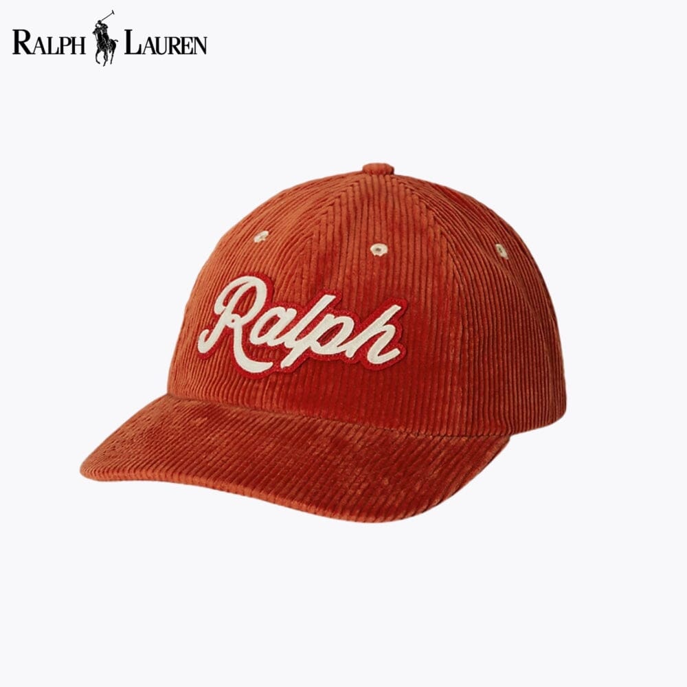 R.L Logo Corduroy Ball Cap