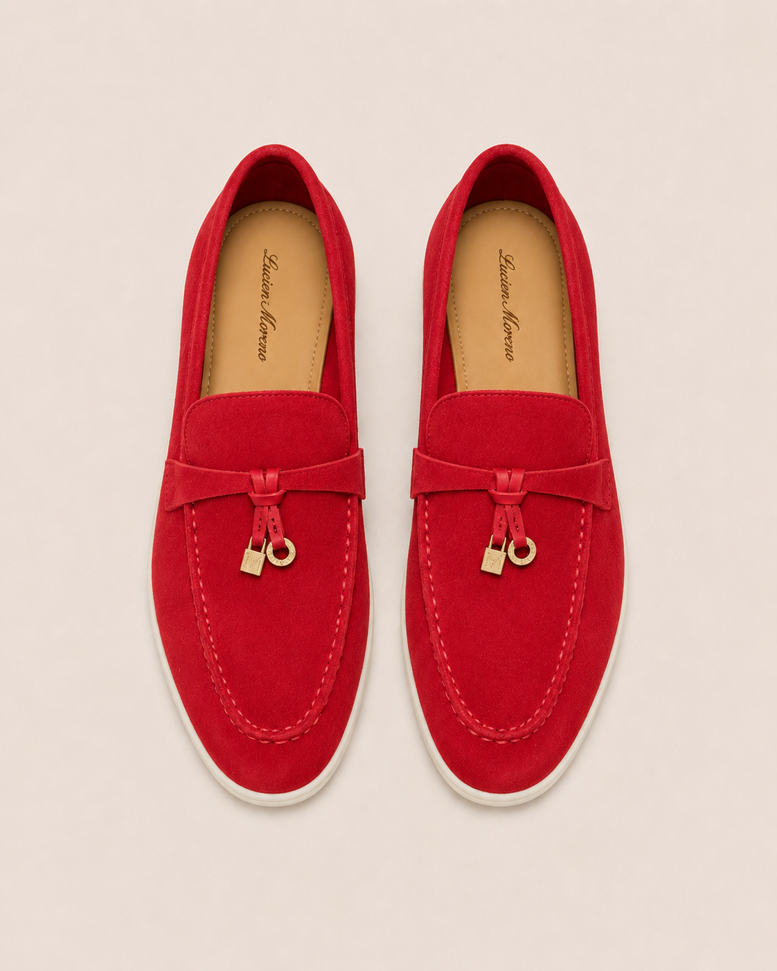 Lady Wine Red Buckle Loafer